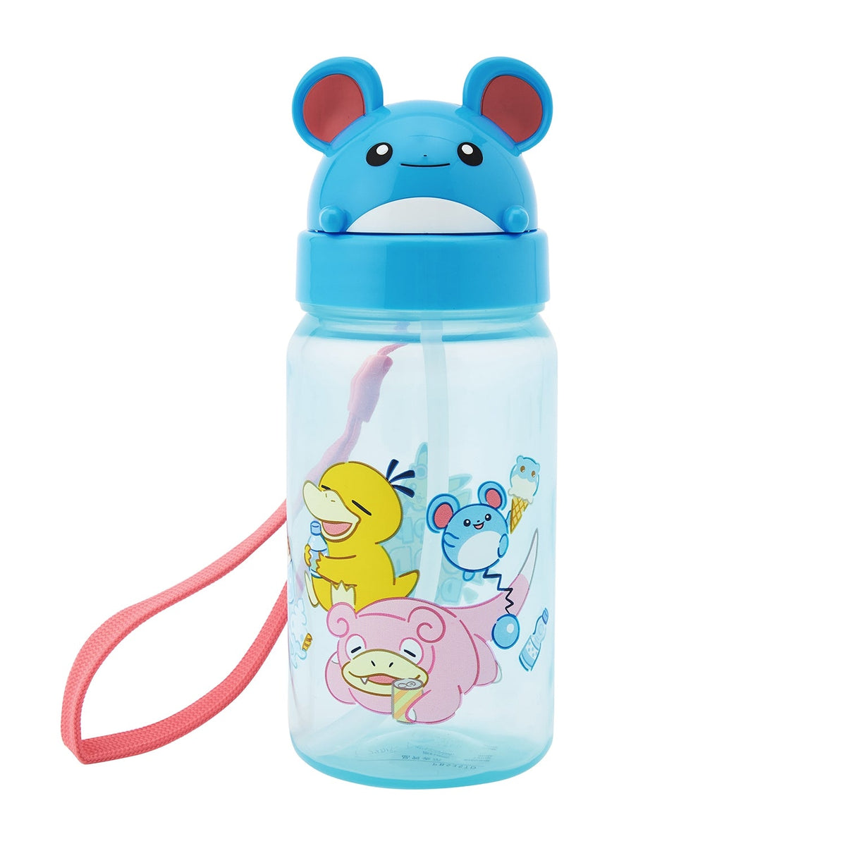Pokemon Marill Die-Cut Straw Bottle – Happy Sunny Day Series