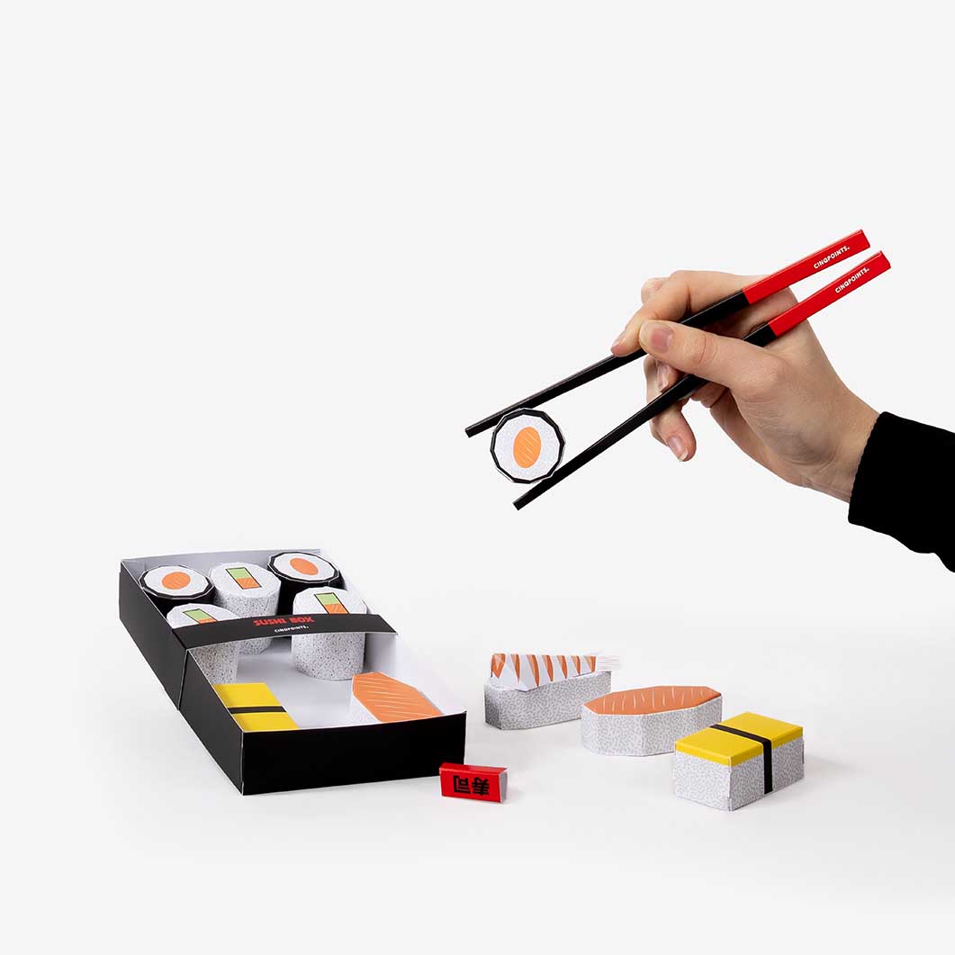 Sushi 3D DIY Paper Model Kit