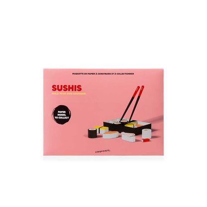 Sushi 3D DIY Paper Model Kit