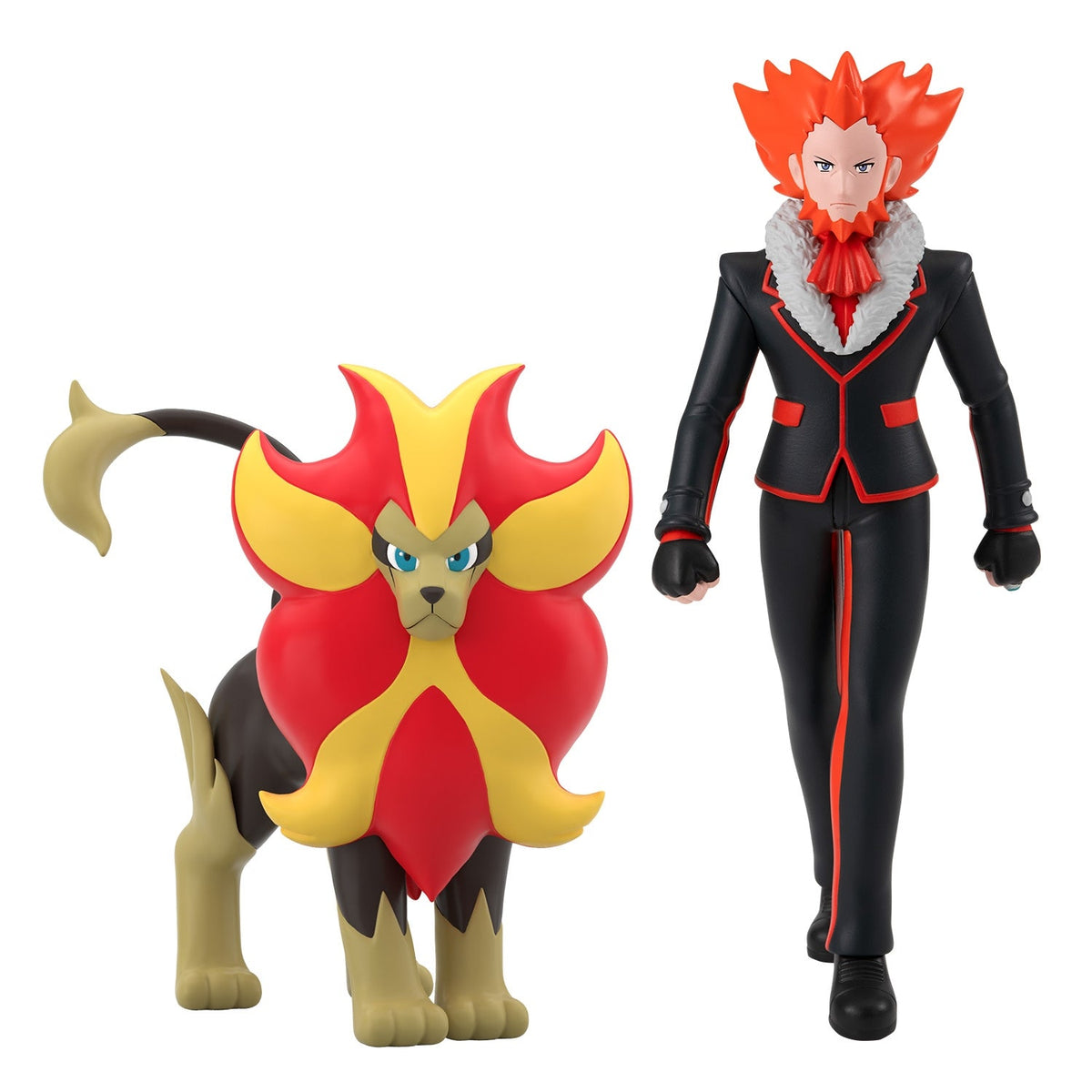 Pokemon Scale World Kalos Region Lysandre & Pyroar Figure Set