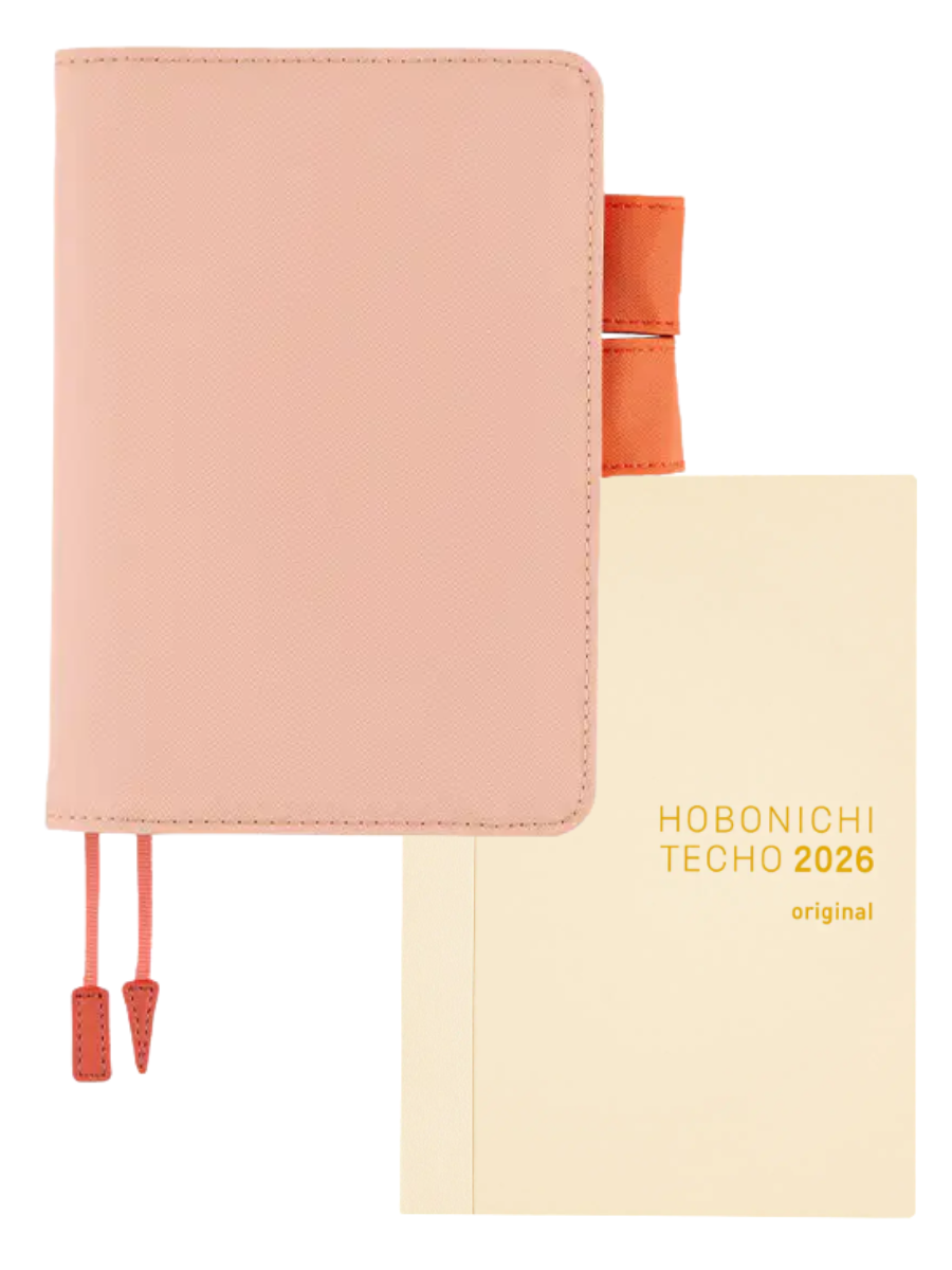 Hobonichi Techo Colors Airy Flamingo Cover Original Size A6 Polyester Planner Cover