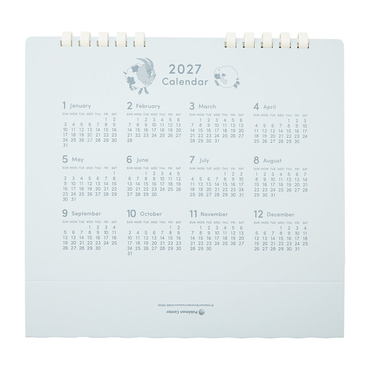 Pokemon Center Original 2026 Desk Calendar