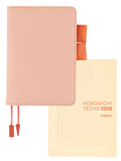 Hobonichi Techo Colors Airy Flamingo Cover Original Size A6 Polyester Planner Cover
