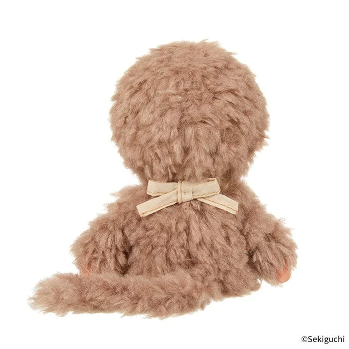 Monchhichi Sweet Brown Plush Pink & Brown Set of 2