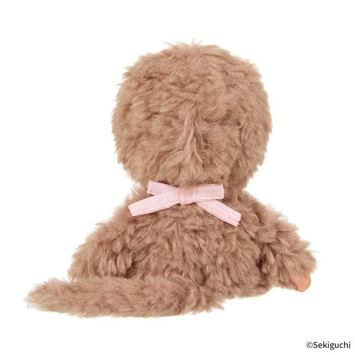 Monchhichi Sweet Brown Plush Pink & Brown Set of 2