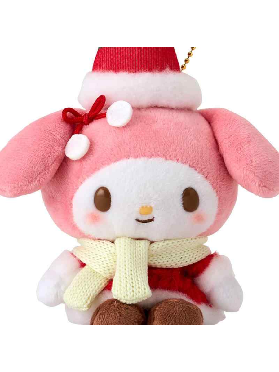 Sanrio My Melody Christmas Mascot Holder Plush Charm
