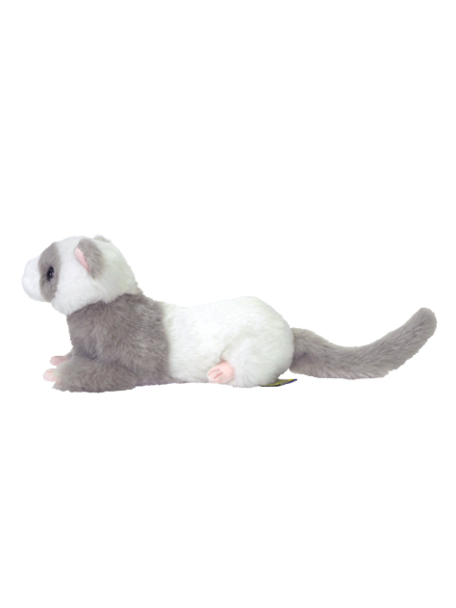 Sun Lemon Fluffies Ferret Plush Toy S Size Grey