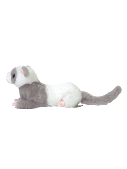 Sun Lemon Fluffies Ferret Plush Toy S Size Grey