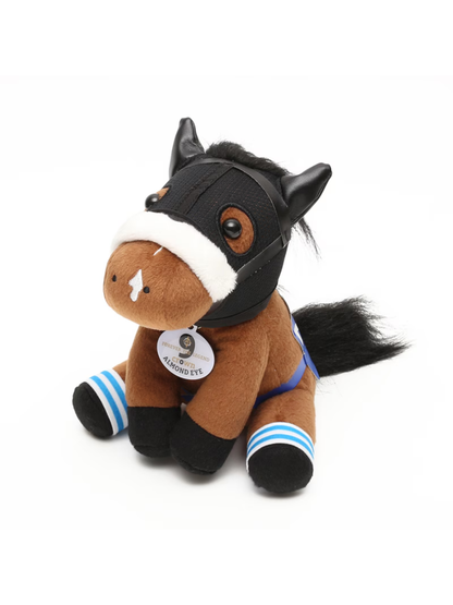 Idol Horse Almond Eye Plush Toy M Size – 2020 Japan Cup Nine Crown Version Racehorse