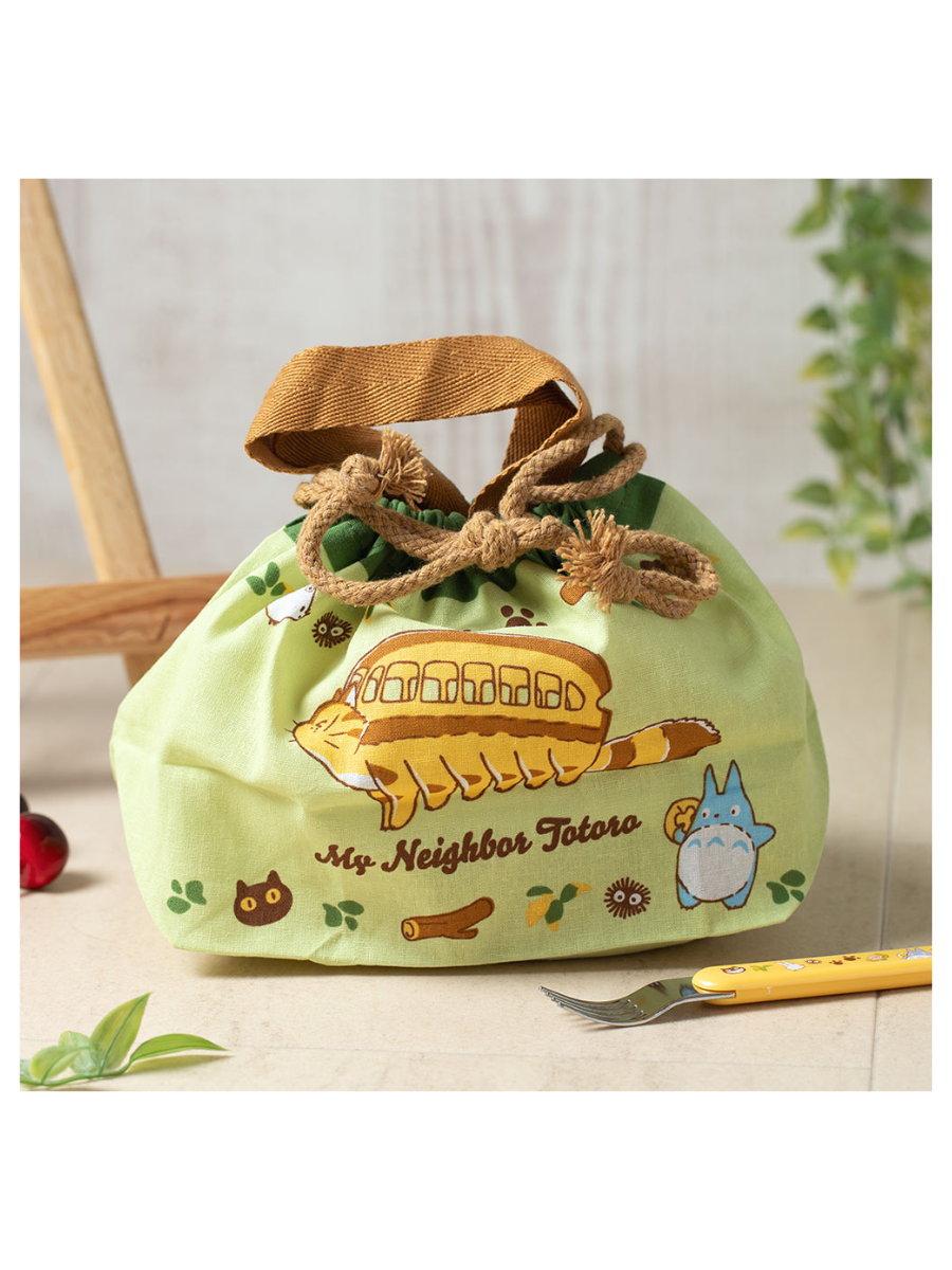 My Neighbor Totoro Lunch Drawstring Bag - Catbus KB7C