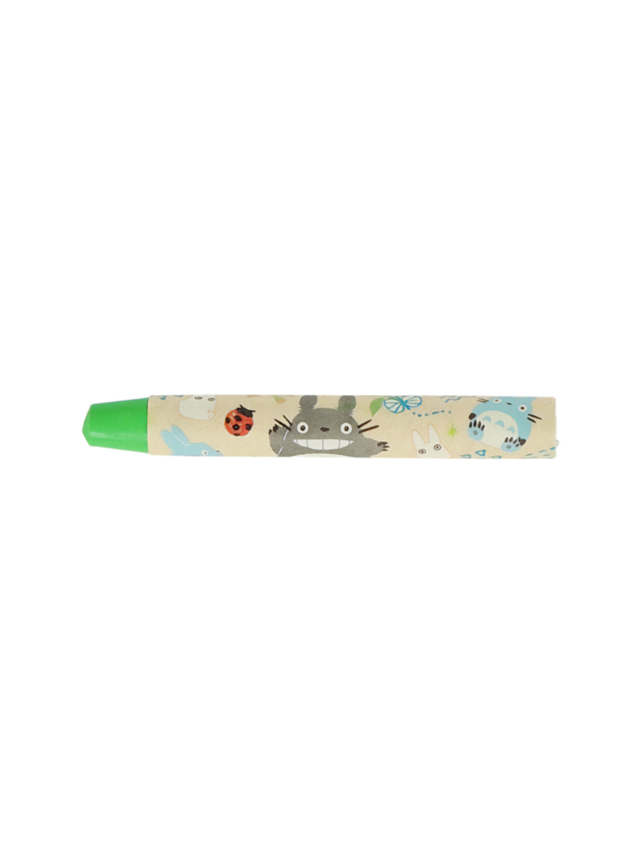 Totoro Beeswax Crayons 12 Colors Set – Colorful Leaf Design