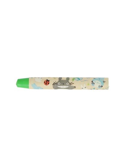 Totoro Beeswax Crayons 12 Colors Set – Colorful Leaf Design