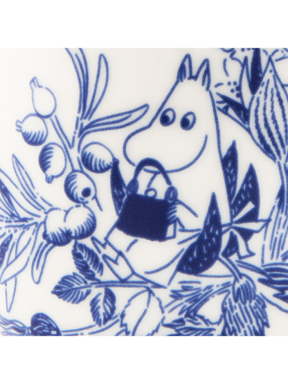 Moomin Haru Cup 0.26L Ceramic Mug Blue White Tableware