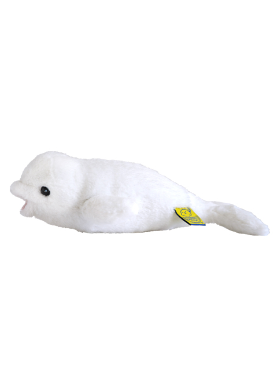 Sun Lemon Fluffies Beluga Whale Plush Toy S Size