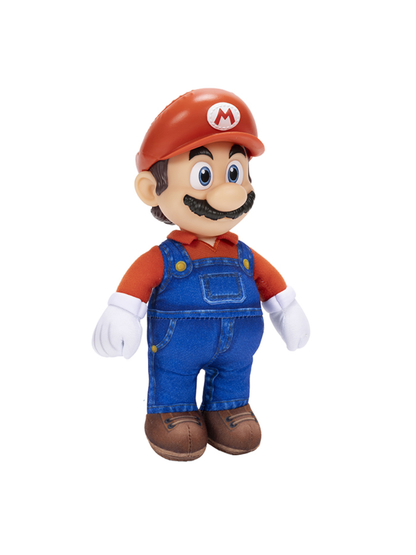 Super Mario Movie Mario Soft Figure Plush Doll M Size