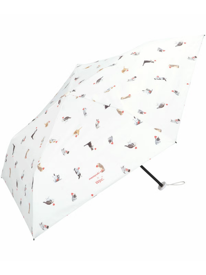 Masayuki Oki x Wpc. Lightweight Folding Umbrella 50cm Cat Print