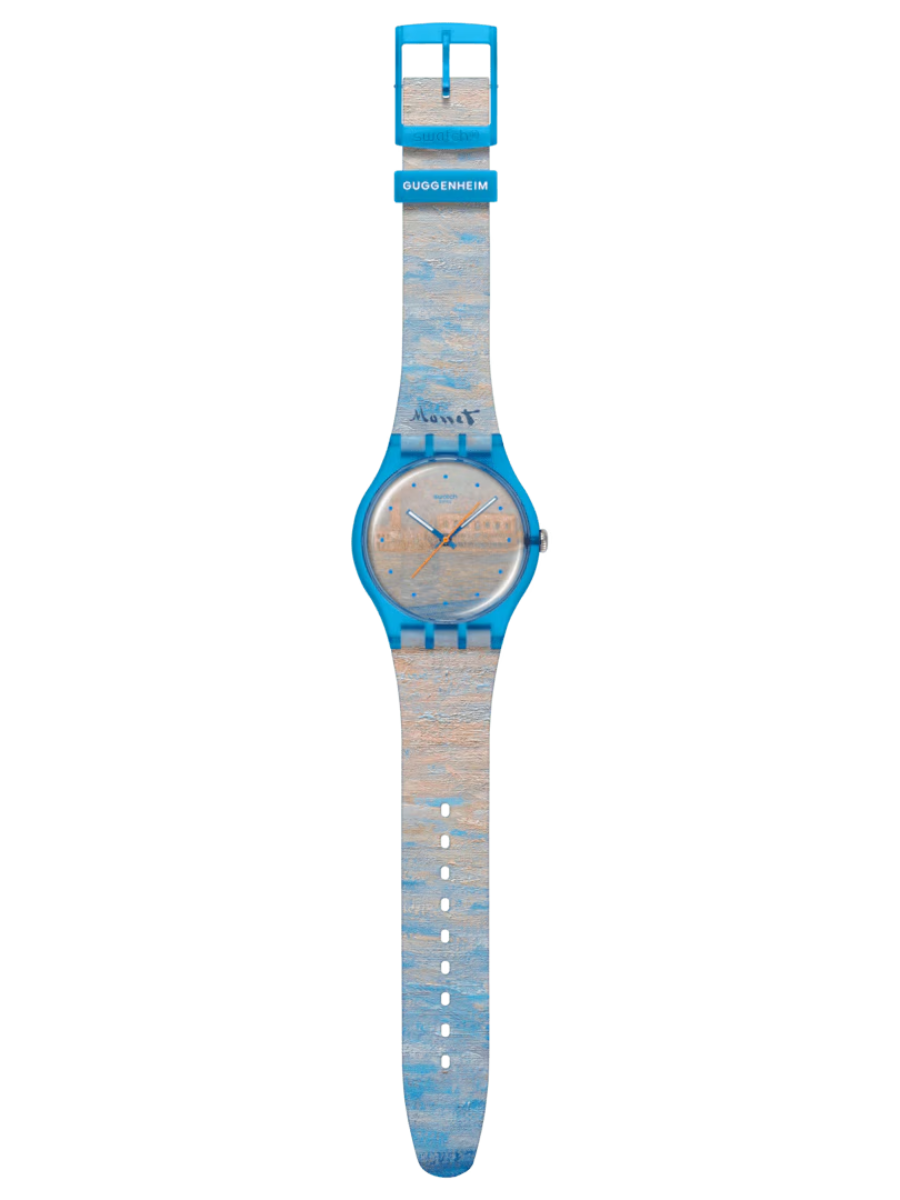 Swatch MONET'S PALAZZO DUCALE SO29Z150 x Guggenheim Collection Art Watch