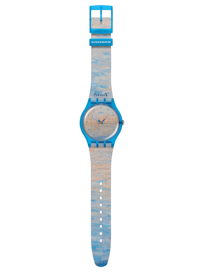 Swatch MONET'S PALAZZO DUCALE SO29Z150 x Guggenheim Collection Art Watch