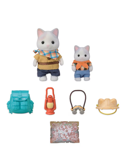 Sylvanian Families Latte Cat Exploration Set Toy Figure