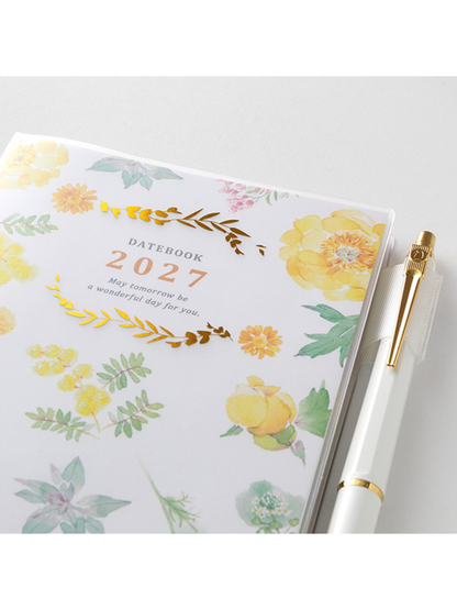 Midori 2027 A6 Country Time Floral Diary 22444006