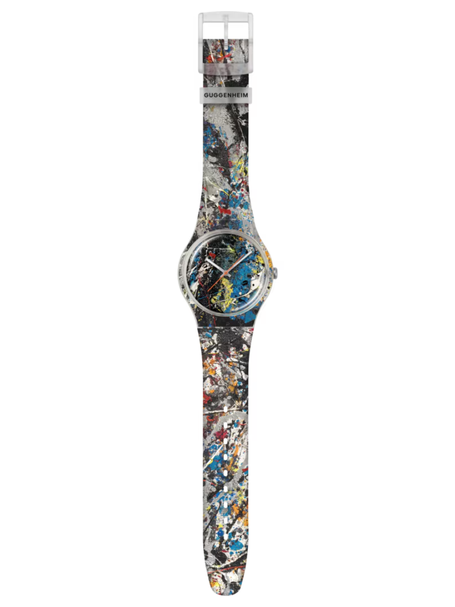 Swatch POLLOCK'S ALCHEMY SUOZ366 x Guggenheim Collection Art Watch