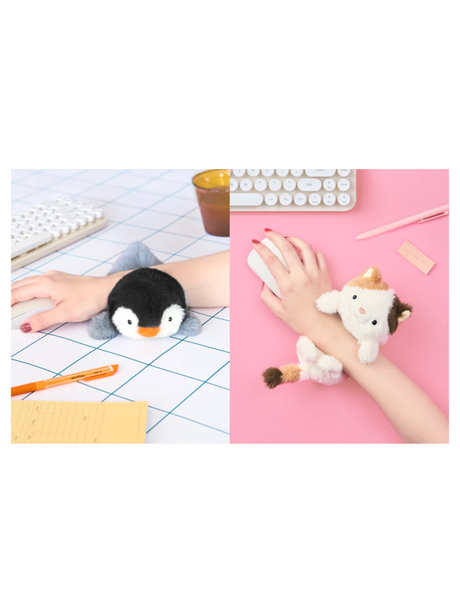 Funbaruzu Wrist Rest Plush Cushion – Ergonomic Desk Support Pillow