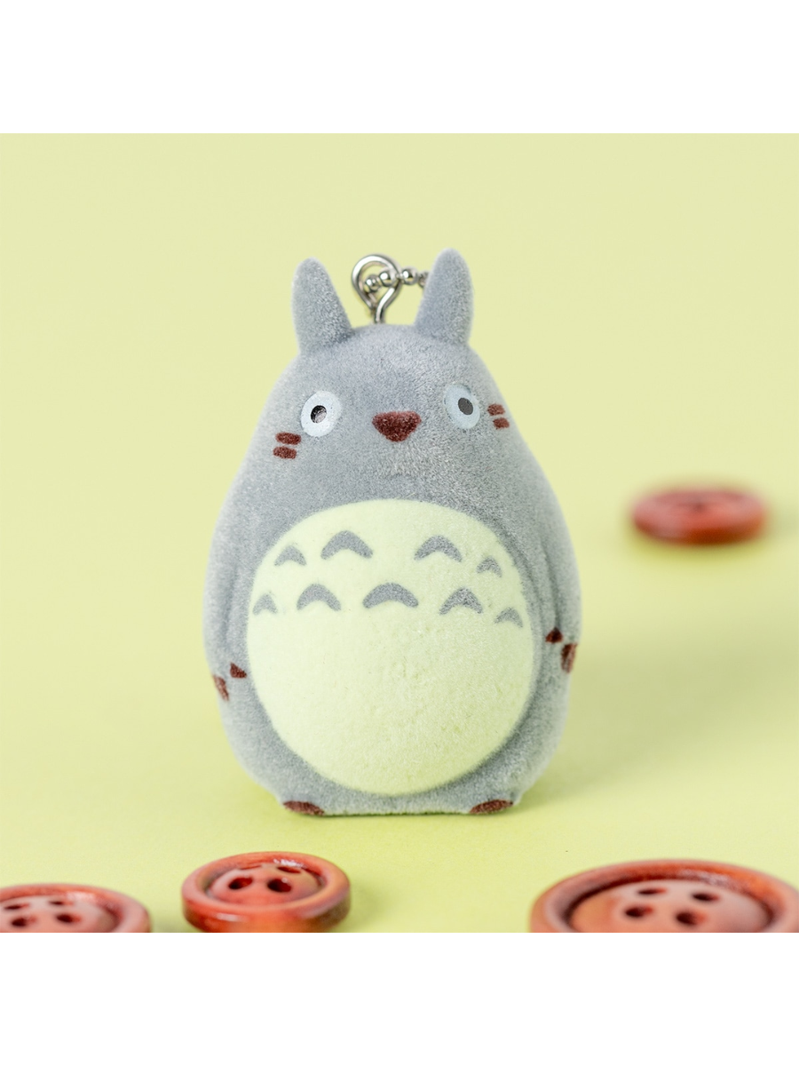 My Neighbor Totoro Flocking Keychain Big Totoro