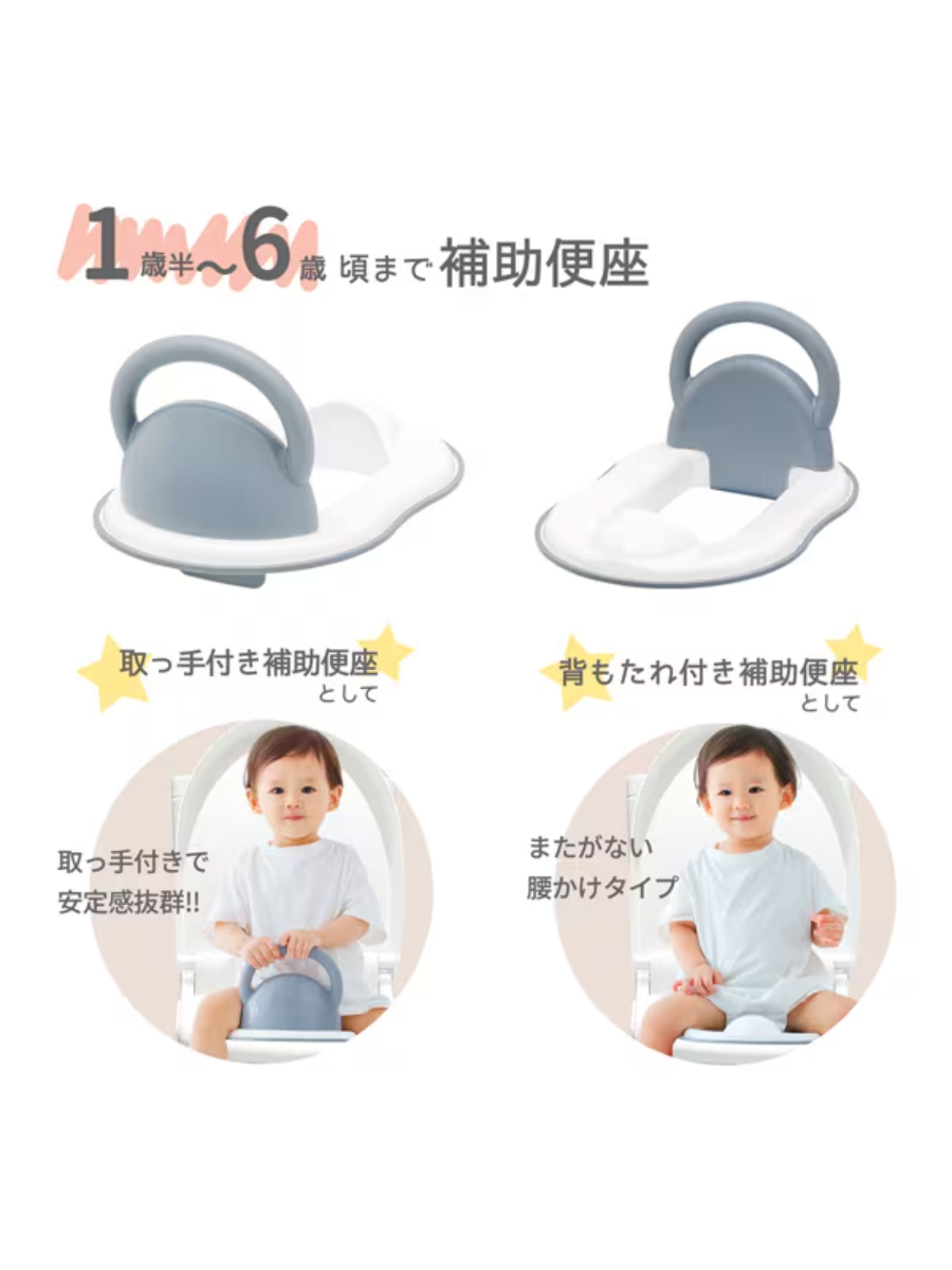 Yonghe 5-in-1 Toddler Potty Training System Grey
