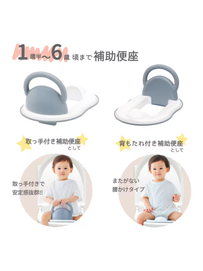 Yonghe 5-in-1 Toddler Potty Training System Grey