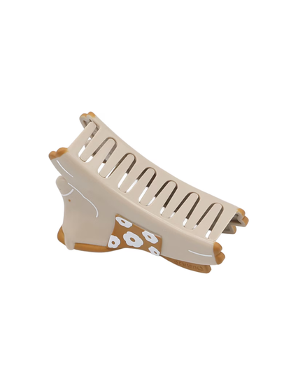 UMAJO Horse Hair Claw Clip Light Brown Cute Horse Hair Clip