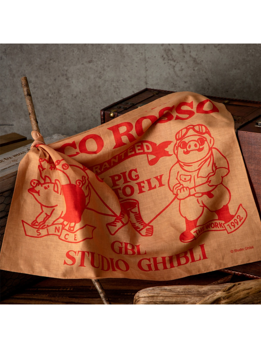 Studio D’Artisan Porco Rosso Leather Tag Bandana