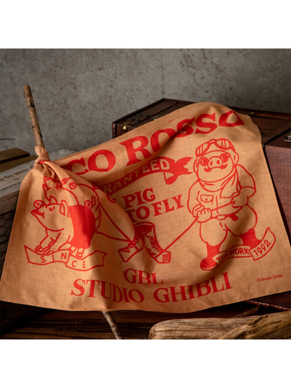 Studio D’Artisan Porco Rosso Leather Tag Bandana
