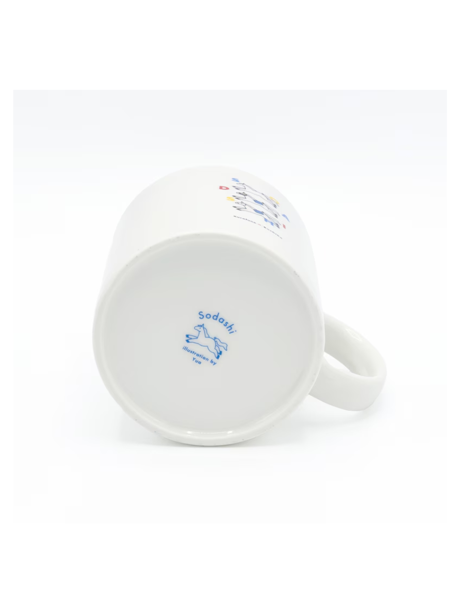 Sodashi Commemorative Ceramic Mug B – White | Retirement Edition