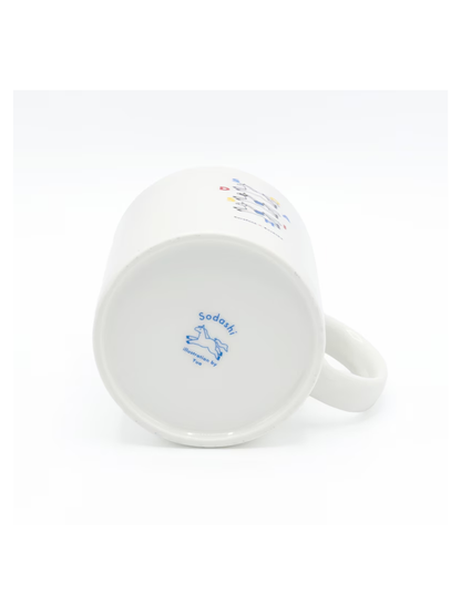 Sodashi Commemorative Ceramic Mug B – White | Retirement Edition