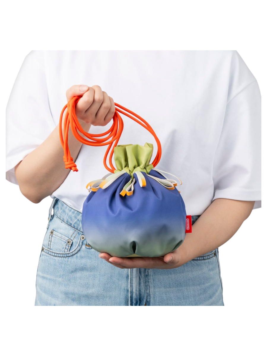Zelda Tears of the Kingdom Bomb Flower Drawstring Pouch Bag