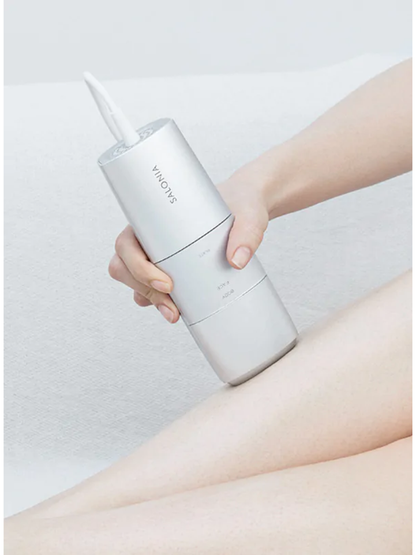SALONIA Flash Crystal Silk Epi IPL Hair Removal Device