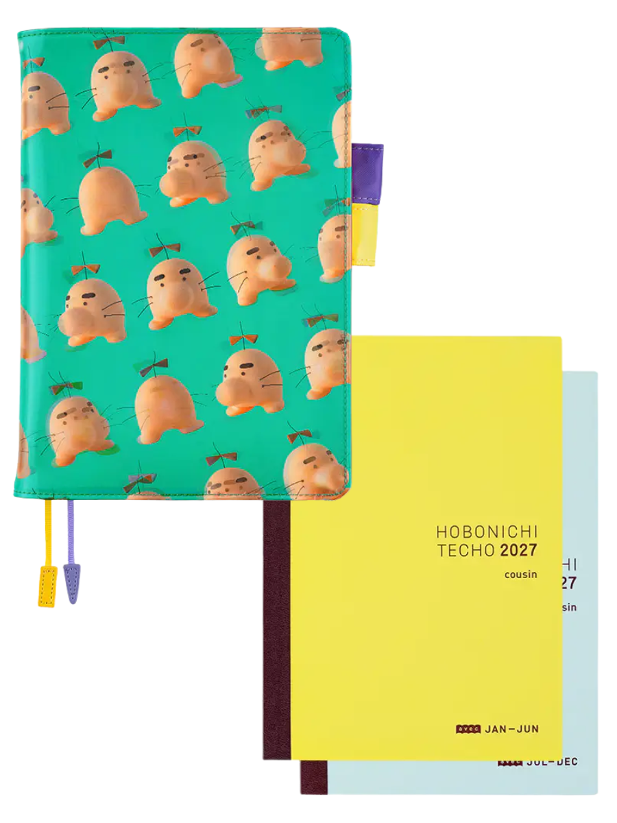 Hobonichi Techo 2027 Cousin A5 Planner Cover MOTHER Mr. Saturn Genki Genki