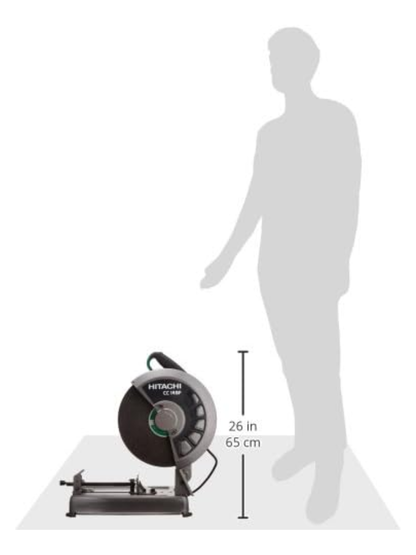 HiKOKI CC14SF 355mm Cut-Off Saw 100V