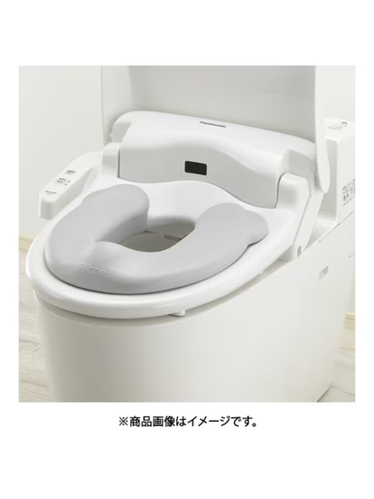 Richell Soft Toddler Toilet Training Seat Grey