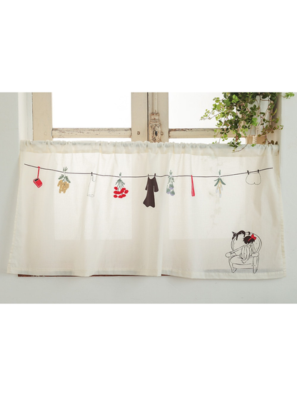 Donguri Closet Kiki’s Delivery Service Cafe Curtain