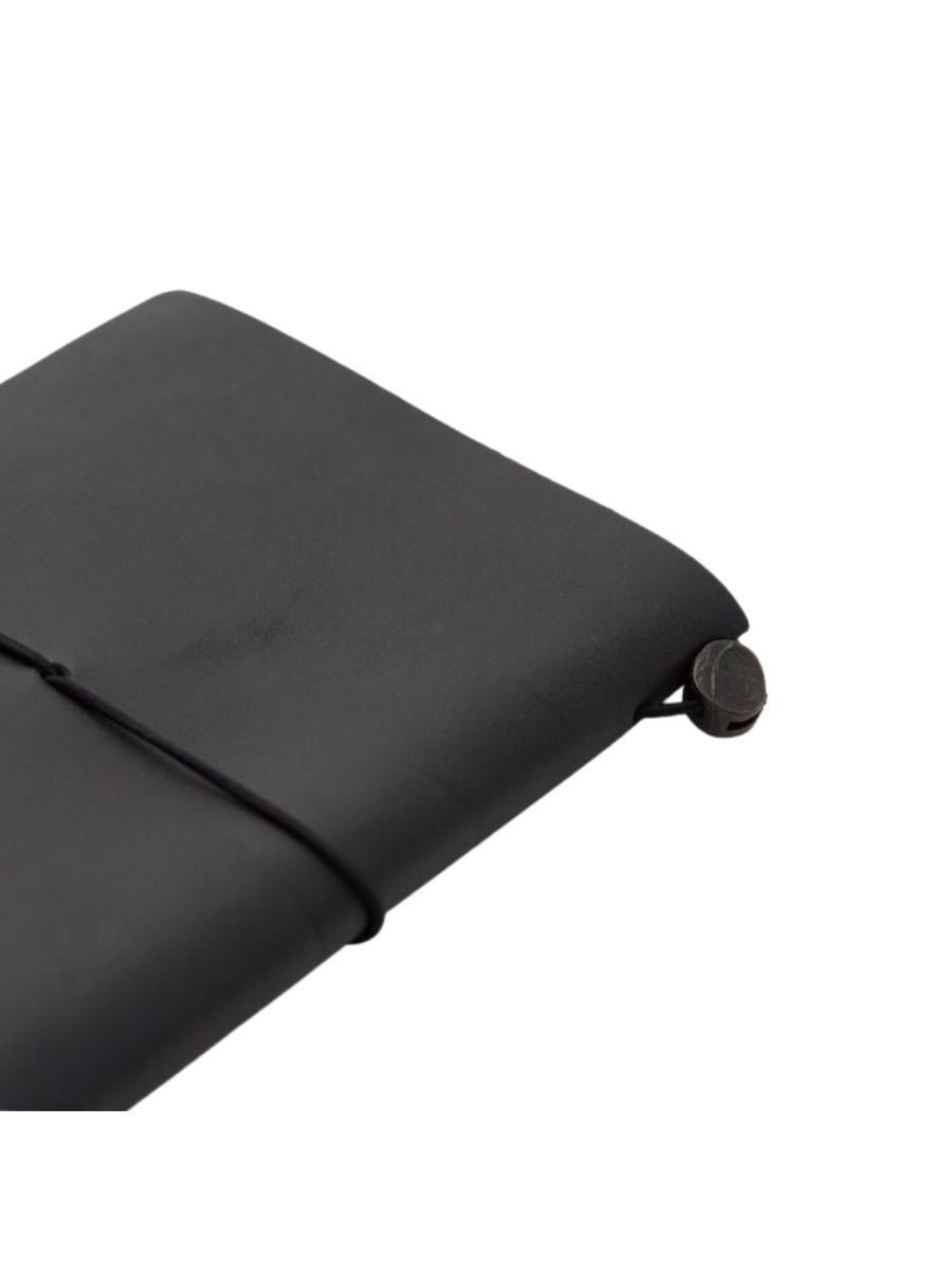 Traveler’s Notebook Passport Size Black Leather Starter Kit