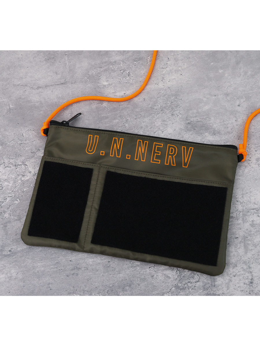 EVANGELION Custom Sacoche Bag with Hook & Loop Panel