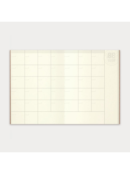 Traveler’s Notebook Passport Size Monthly Free Diary Refill