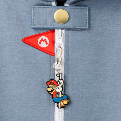 Super Mario Blue Hoodie Pullover Sweatshirt