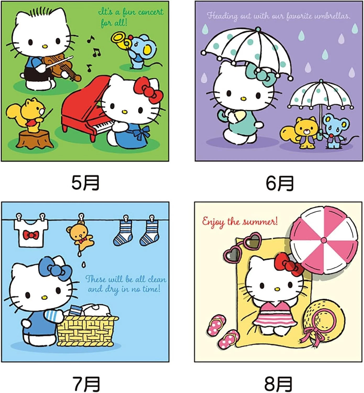 Hello Kitty 2026 Wall Calendar (Type M)