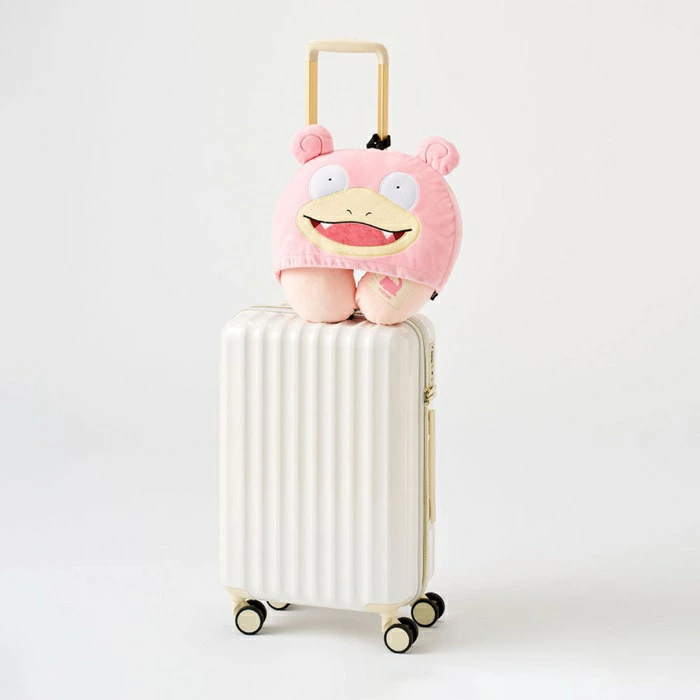 Pokemon Slowpoke Hooded Neck Pillow Travel Fleece Cushion