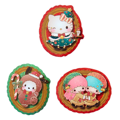Sanrio Characters Christmas Holographic Sticker Set
