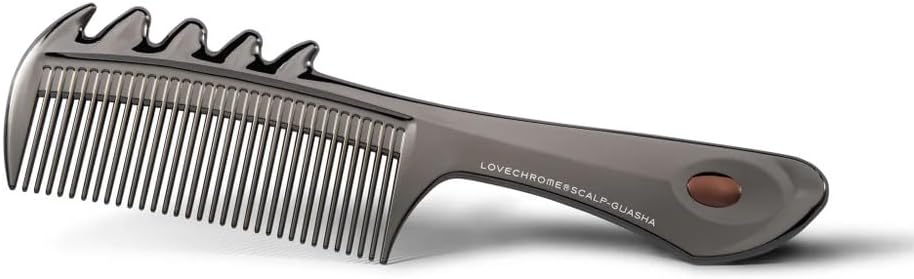 LOVECHROME PG Scalp Massage Hair Comb Premium Black