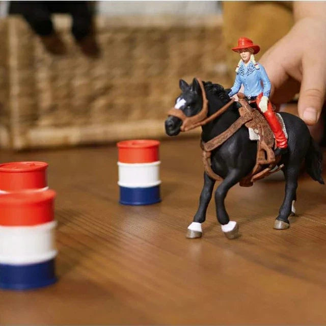 Schleich Farm World Barrel Racing Playset