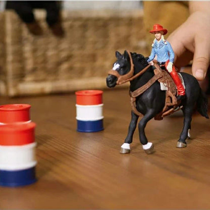 Schleich Farm World Barrel Racing Playset
